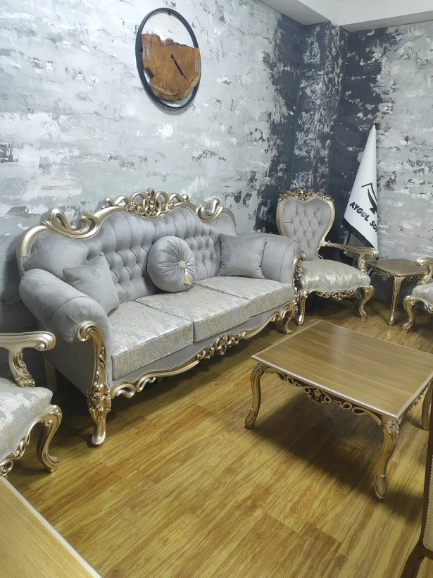 مبل افسون با رنگ طوسی